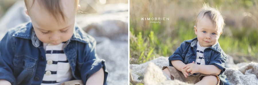 one year old photo session - Kim O'Brien Photography