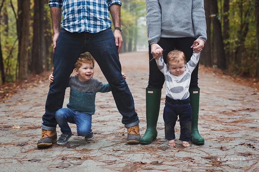rainy day family photo session - raleigh, NC lifestyle family photographer