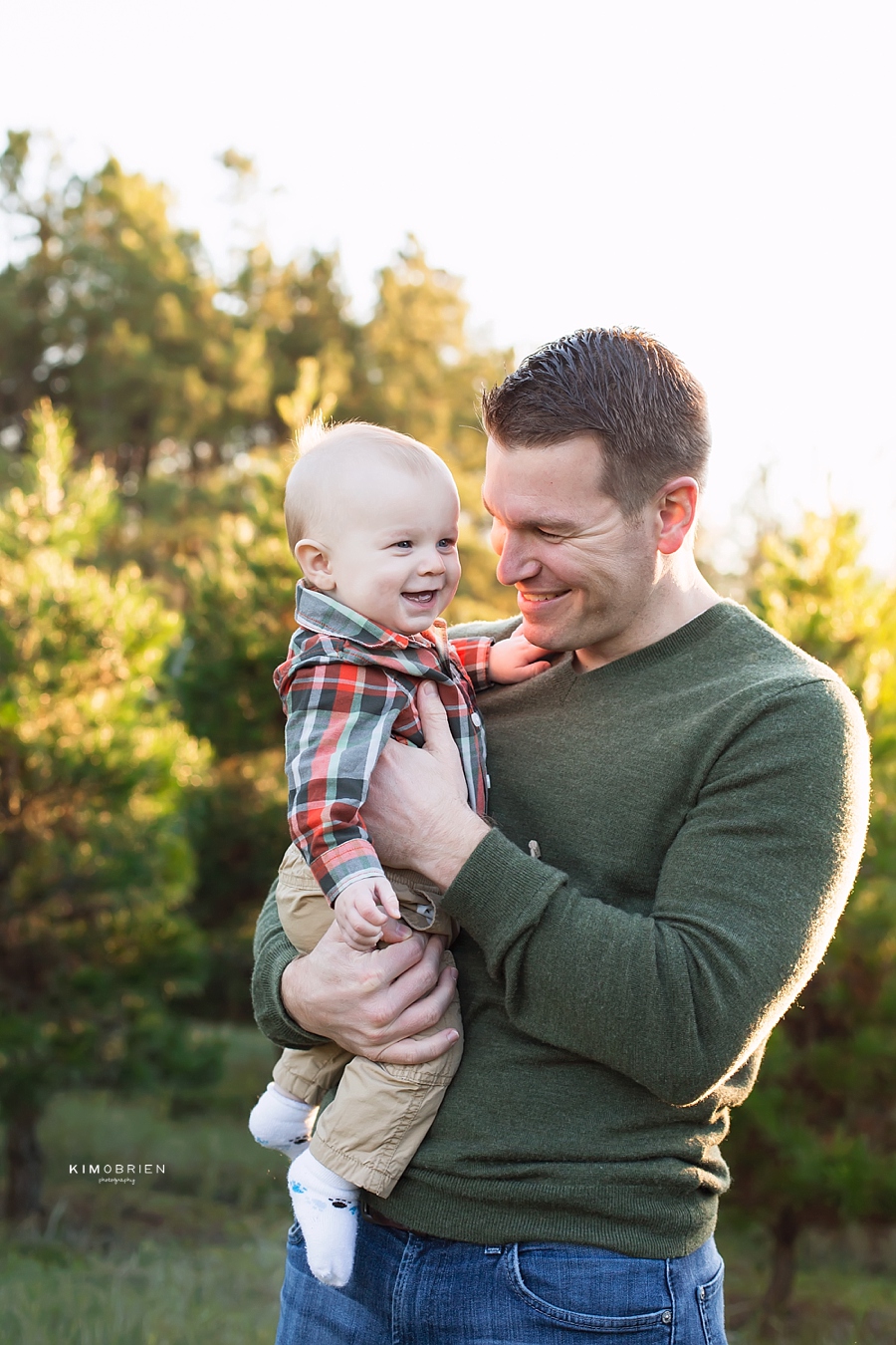 Christmas Tree Farm Family Session - Cary NC