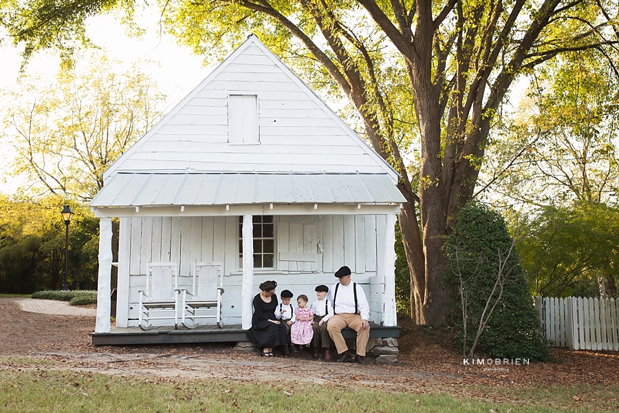 vintage stylized family photo session - Raleigh NC family photographer