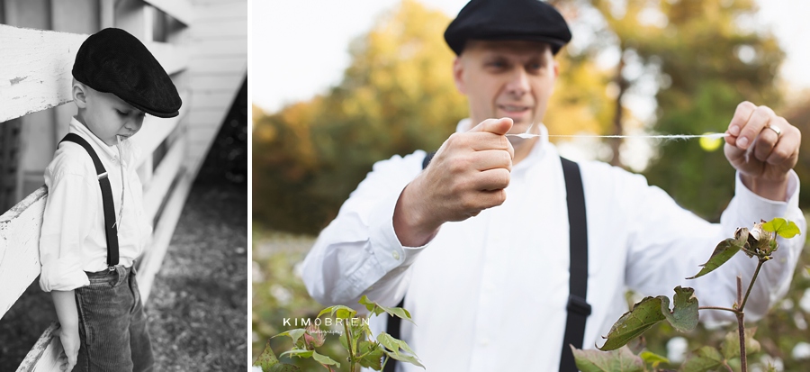 vintage stylized family photo session - Raleigh NC family photographer